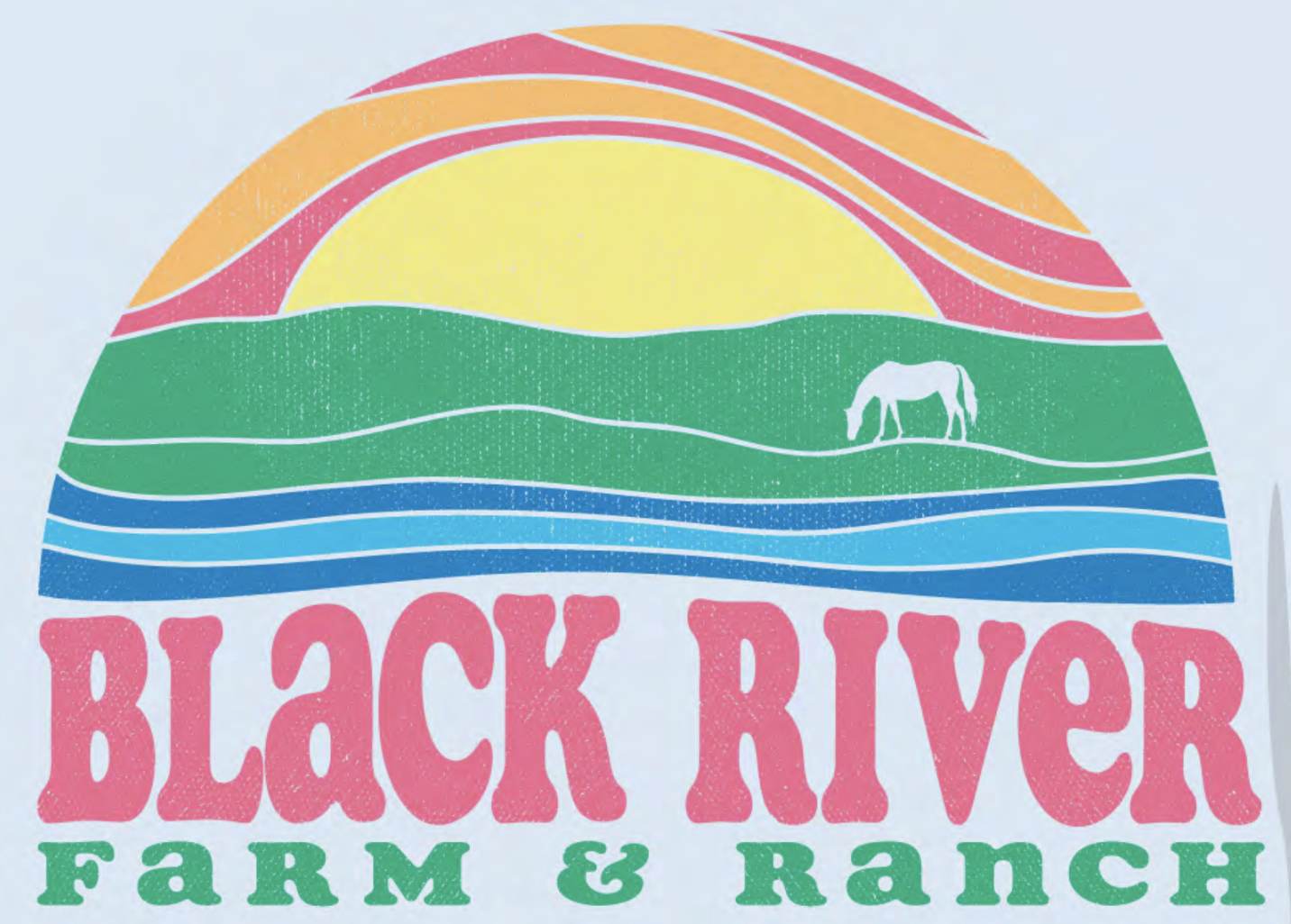 Rainbow Crewneck Sweatshirt – Black River General Store