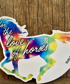 Tie Dye Horse Sticker