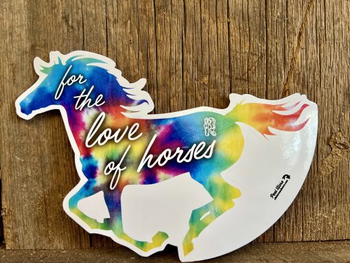 Tie Dye Horse Sticker