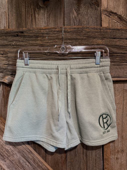Sage Embroidered Shorts