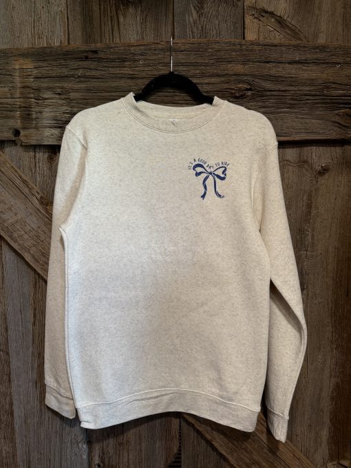 Bow Crewneck Sweatshirt - Image 3