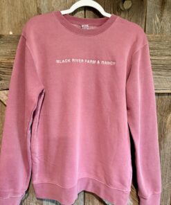 Embroidered Crewneck Sweatshirt - Maroon