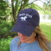 Embroidered Hat - Navy