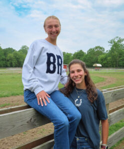 Applique Sweatshirt & Horseshoe T-Shirt