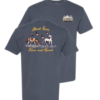 Horses & Ducks - Denim Blue